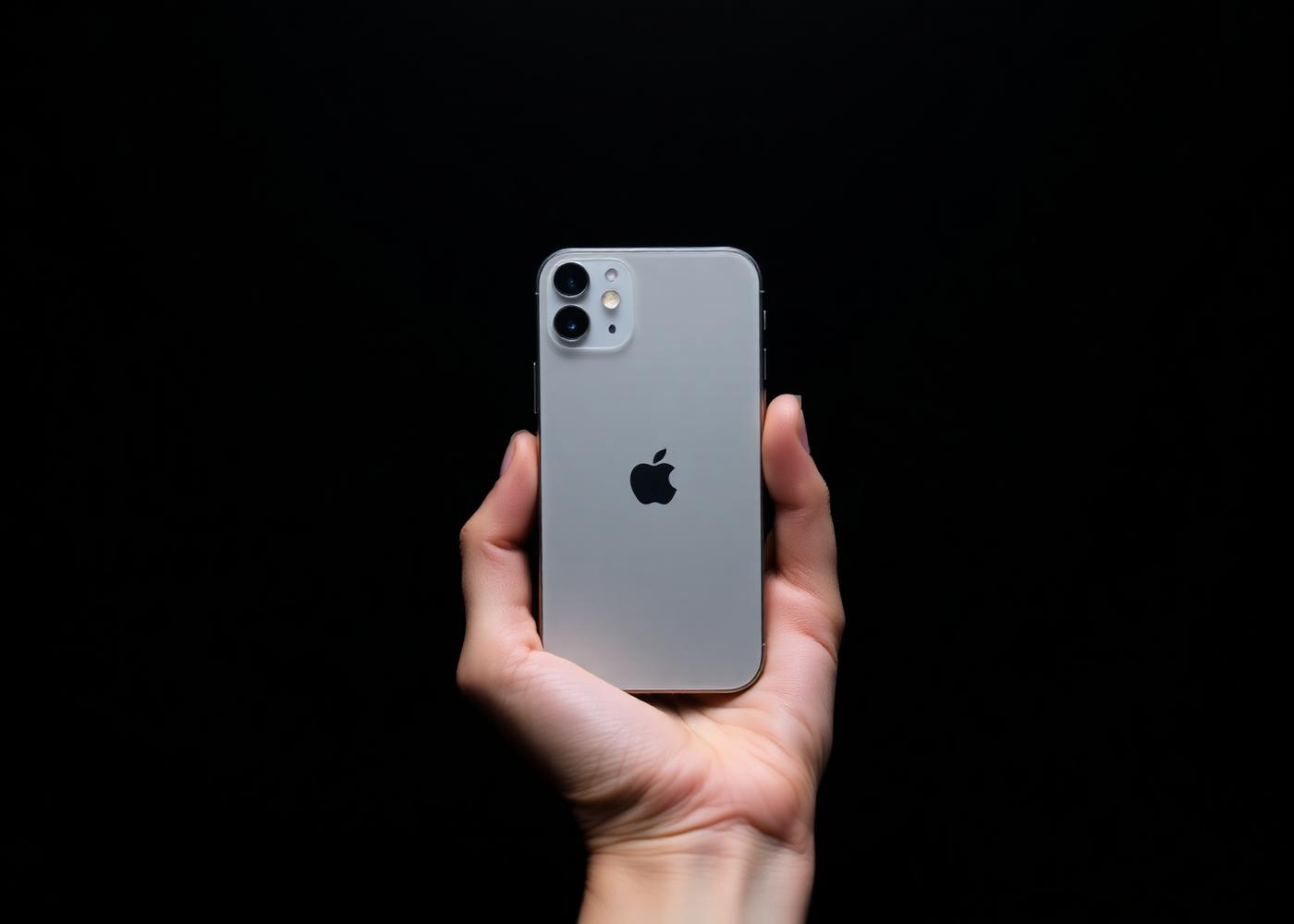 Generalüberholtes iPhone in der Hand